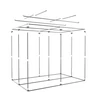 Kép 11/13 - RoyalRoom® Classic 2.0 C300SL 300x200x200cm termesztősátor