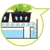 Kép 3/4 - Garland Grow Light Garden Black 32W - készlet fűszernövények termesztéséhez 62x40x47cm