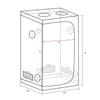 Kép 6/8 - Mars Hydro 100x100x180cm Growbox - Növénytermesztősátor 