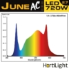 HortiLight June 720W LED GROW LÁMPA 6-BAR 2,7 µmol/J + 600W Ignis HortiLight 600W