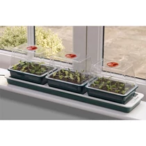 Garland elektromos propagátor fűtéssel TRIPLE TOP - 3 szellőztetett üvegház 76x18,5x20,5cm