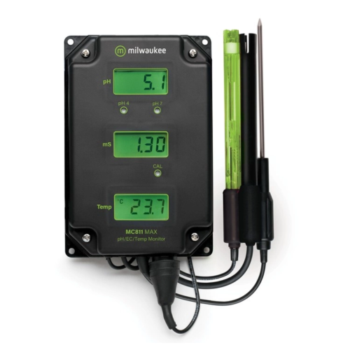 Milwaukee MC811 kombinált pH/EC/temp monitor