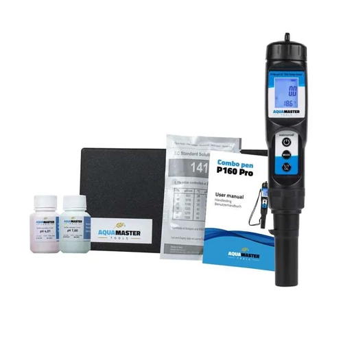 Aqua Master Tools P160 Pro Combo toll - pH, EC, TDS, PPM és hőmérséklet