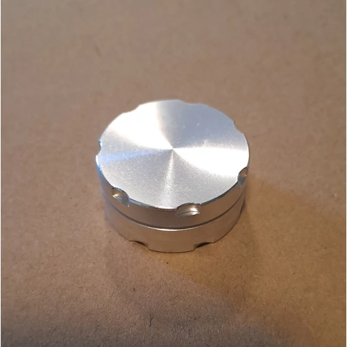 Grinder CNC különböző méretben 2 részes 40mm ezüst