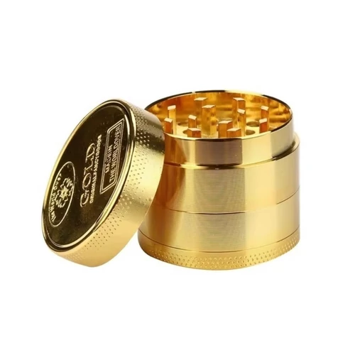 Fém grinder minta nélkül(3 részes) Arany színben 40mm