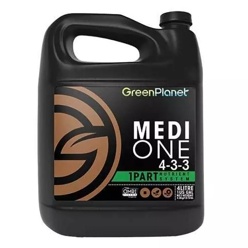 Green Planet Medi-One 1L - komplex szerves trágya a növekedési és virágzási fázishoz 